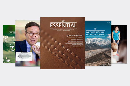 Mockup der Zeitschrift ESSENTIAL Ausgabe November 2015